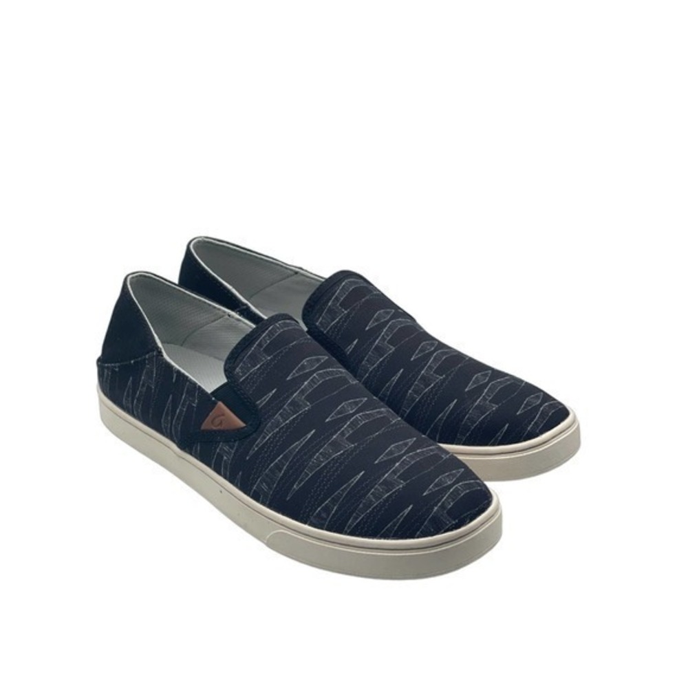 OluKai Black & Kapa‎ Zigzag Pehuea Pa'i Slip-On Sneaker - Women